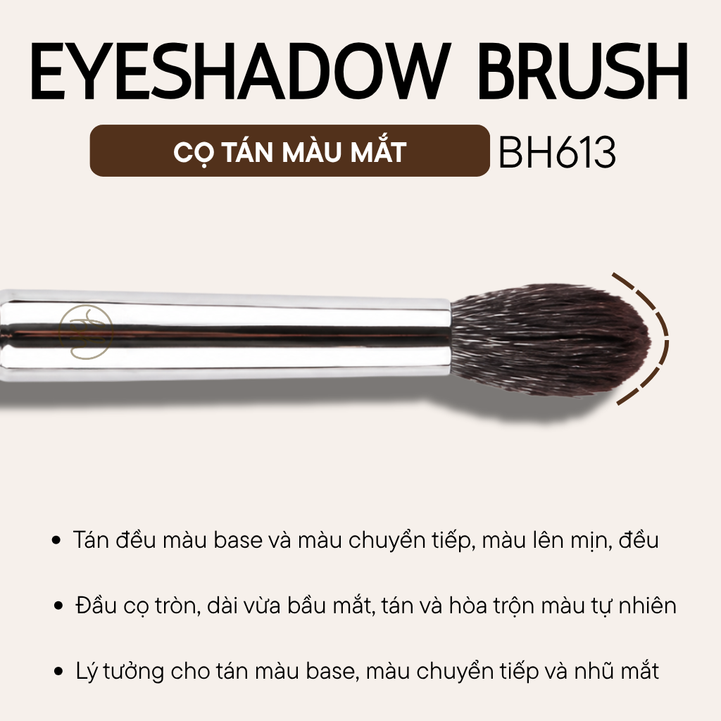 Cọ Tán Mắt BH Cosmetics Eyeshadow Brush BH613